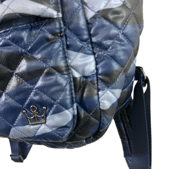 OLIVER THOMAS Bag Women\'s Quilted Mini Backpack Blue Camo main image 6